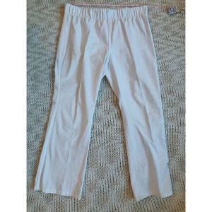 Soft Surroundings Pull-on petite white jeans